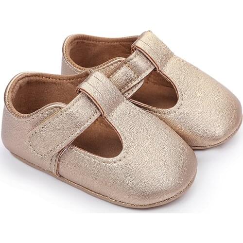 2021 Vintage Baby Shoes Soft PU Leather Rubber Sole Shoes Classic Toddlers Anti Slip First Walkers Boys Girls Newborn Crib Shoes