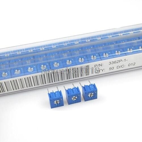 3362P 101 201 501 102 202 502 103 203 503 104 204 504 105 Trimpo Trimmer Potentiometer 3362 500R 1K 2K 5K 10K 20K 50K 100K fuse