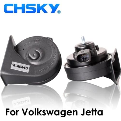 CHSKY Car Horn Snail type Horn For Volkswagen Jetta A5 A6 2005 to2018 12V Loudness 110-129db Horn Long Life Time High Low Klaxon