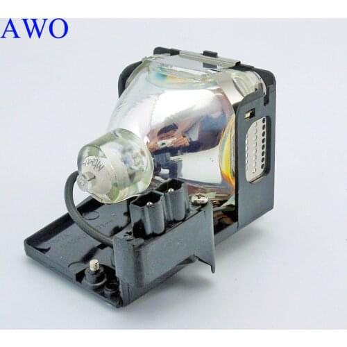 AWO Replacement Projector lamp POA-LMP55 for SANYO PLC-XU47 / PLC-XU48 / PLC-XU50 / PLC-XU51 / PLC-XU55 / PLC-XU58 with Housing