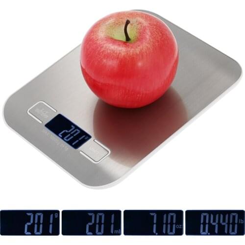 Household Kitchen scale 5Kg/10kg 1g Food Diet Postal Scales balance Measuring tool Slim LCD Digital Electronic Weighing scale