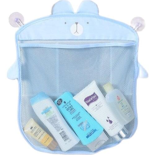 Baby Bathroom Mesh Bag For Bath Toys Bag Kids Basket For Toys Net Cartoon Animal Shapes Waterproof Cloth Sand Toys Beach Storage