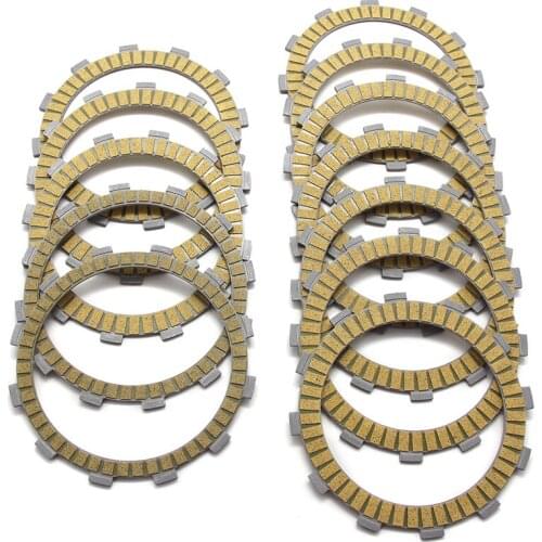 Motorcycle Friction Clutch Discs, Disc For Kawasaki ZX1200 Ninja ZX-12R 2001 2002 2003 2004-2006 OEM:13088-1131 10 13088-1140 2