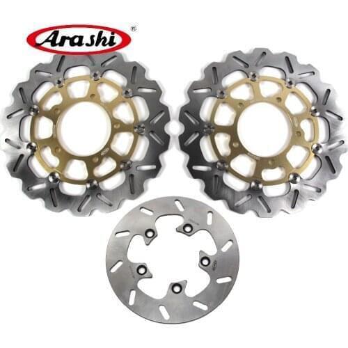 Arashi 1 Set Front Rear Brake Disc Disks Rotors For SUZUKI GSX R 600 2006-2007 CNC GSXR600 GSX600R GSXR GSX-R 600 2006 2007