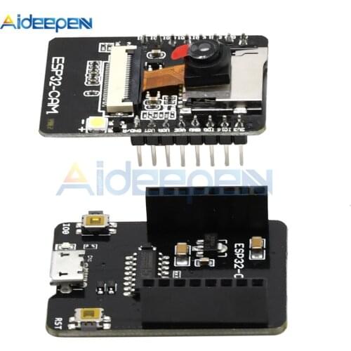 ESP32-CAM-MB WIFI ESP32 CAM Bluetooth Development Board with OV2640 Camera MICRO USB to Serial Port CH340G 4.75V-5.25V Nodemcu