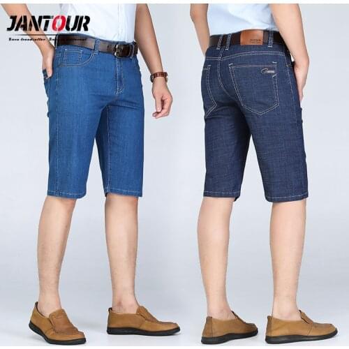 JANTOUR Straight Jeans For Men