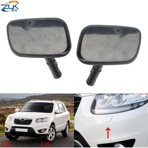 ZUK Headlight Washer Nozzle Cover Headlamp Water Spray Jet Cap Lid For Hyundai Santa Fe 2010 2011 2012 98680-2B500 98690-2B500