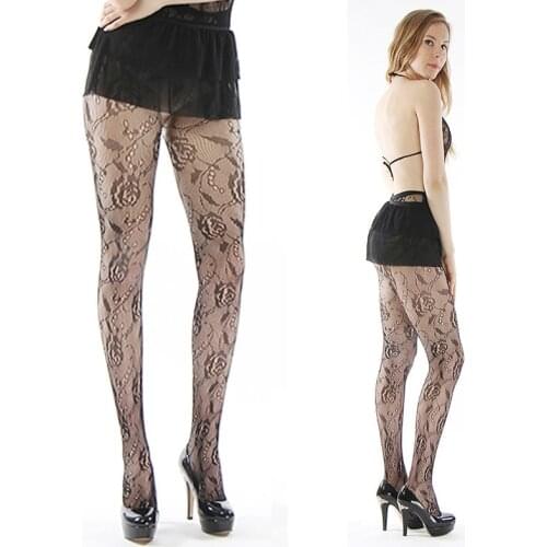 Hot Fashion Women Sexy Black Fishnet Pattern Jacquard Leg Warmers Stockings Pantyhose Tights Lady Girls Stockings Tights616