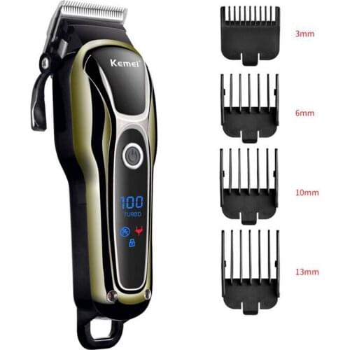 Men Electric LCD Hair Clipper Trimmer Haircutting Machine Barber Shaver Hair Clippe Electric Haircut Machine EU Plug