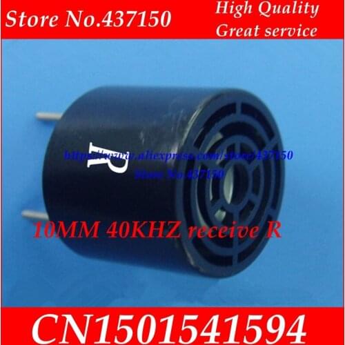 Transceiver receives type OD 10mm receiver type 40KHz ultrasonic sensor distance measuring probe transceiver plastic shell