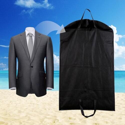 Non Woven Fabric Dustproof Hanger Suit Coat Clothes Hanging Bag Cover Case