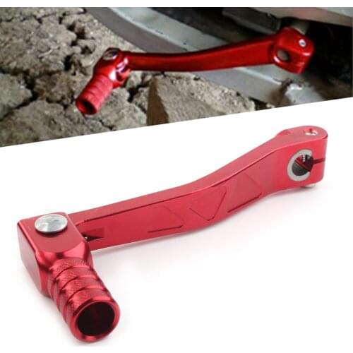 For Honda XR CRF 50 70 CRF125 Dirt Bike Supermoto CNC Shift Levers Motocross Red 10 mm Folding Shifter Shift Lever Bar