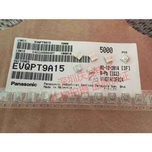 Spot Import Original EVQPT9A15 Patch Touch Switch 5*5*1.5 Button 4 Foot Genuine