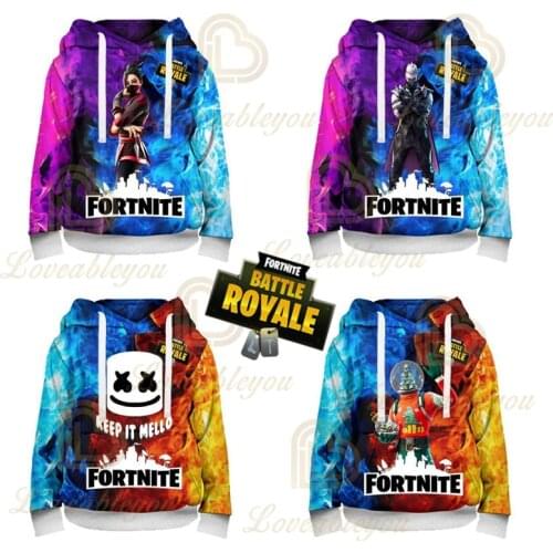 Fortnite Victory Boys Girls 3D Men and Women Thin Hoodie Battle Royale Hero Hoodie Kids Game Anime Hoodie Birthday Gift