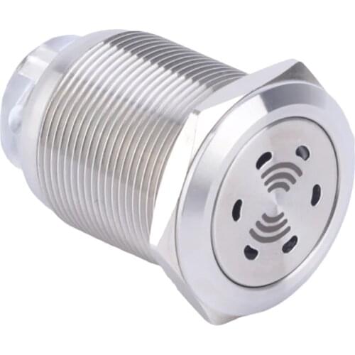 High Quality 22mm Metal Screw Terminal Waterproof IP67 Buzzer Push Button Switch