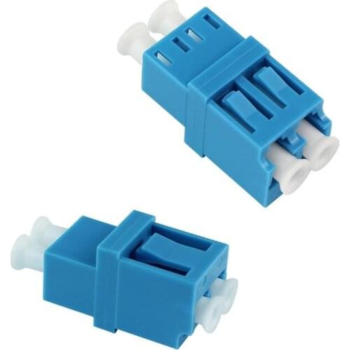 100pcs/lot Duplex LC Coupler Fiber Optic LC to LC Connector