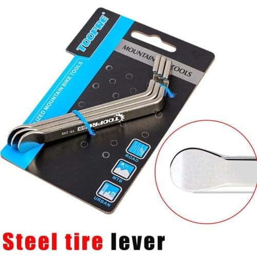 3Pcs Cycling Tire Lever Pry Up Tool Mountain Bicycle Type Metal Pry Bar Stainless Steel Bike Wheel Remover Repair Tools