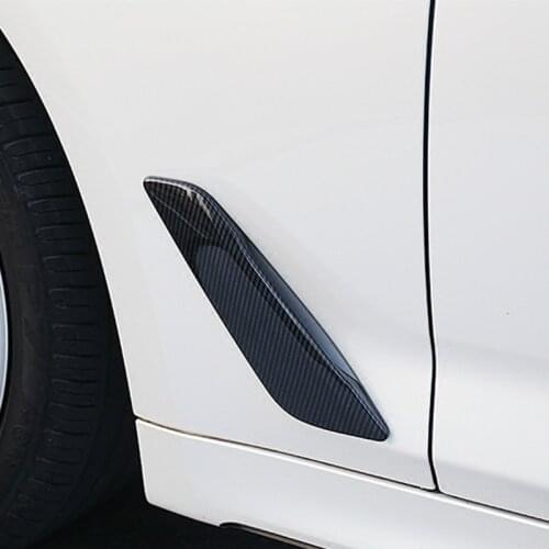 Shark Gills Outlet Vent Car Modification Simulation False Air Side Air Intake Port Car Sticker for BMW 5 Series 2018 G30