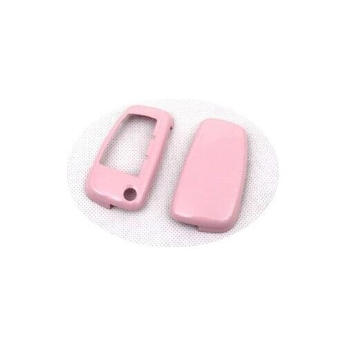 Gloss PINK Remote Flip Key Cover Case Skin Shell Cap Fob Protection Hull S Line for Audi A3 A4 A6 Q5 Q7 TT R8