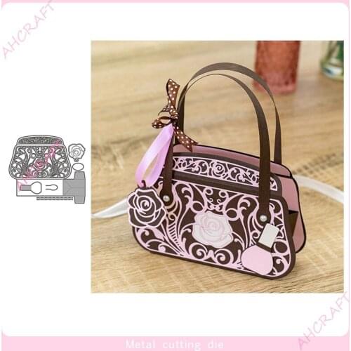 Handbag Set Metal Cutting Dies for DIY Scrapbooking Photo Album Decorative Embossing PaperCard Crafts Die2020