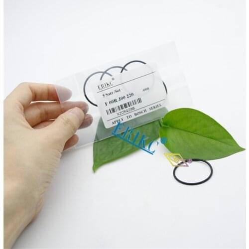 ERIKC 5PCS F00RJ00220 5600709018 Oil Resistance O-Ring F 00R J00 220 Injector Body Rubber O Ring F00R J00 220 for Bosch 0445120