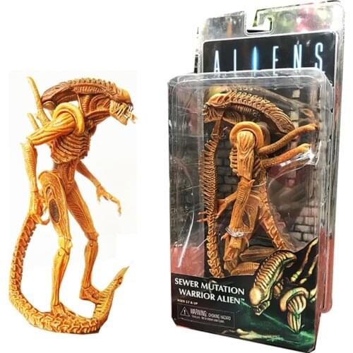 Neca Figure Neca Sewer Mutation Warrior Alien PVC Action Figure Collectible ModelToys Gifts