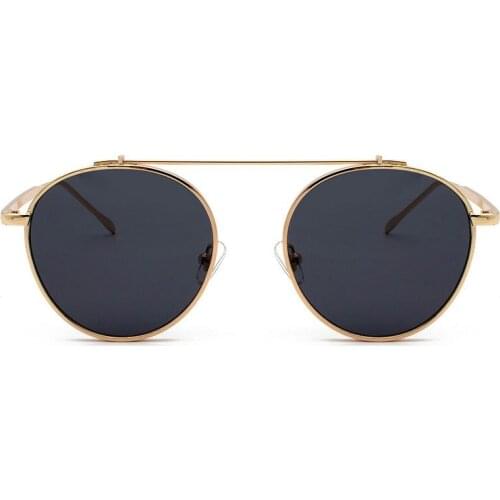 Alloy Round Sunglasses Women Luxury Sunglasses Retro Sun Glasses for Men Mirror Glasses Vintage Oculos De Sol Feminino