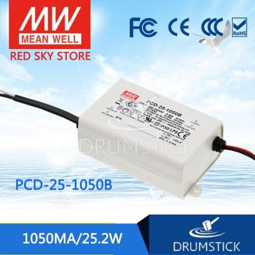 Prosperity MEAN WELL PCD-25-1050B 24V 1050mA meanwell PCD-25 24V 25.2W Single Output LED Switching Power Supply
