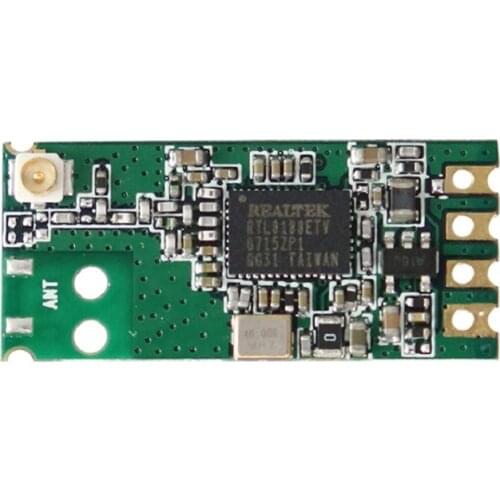 2.4G WiFi Realtek RTL8188ETV Module 3.3V / 5V Wireless 802.11n 150Mbps USB Built In Double Antenna For Windows / Android / Linux