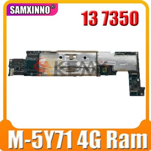 Original Laptop motherboard For DELL Latitude 13 7350 Core M-5Y71 SR23Q 4G Ram Mainboard CN-0658C6 0658C6 ZAU70 LA-B331P