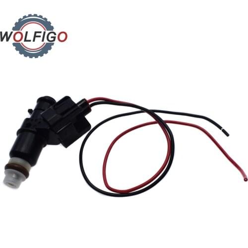 WOLFIGO Fuel Injector w/ Plug for Suzuki Quadracer 450 LTR450 2X4 2006-2009 Special Limited Edition 1047IJ108XG 15710-45G01