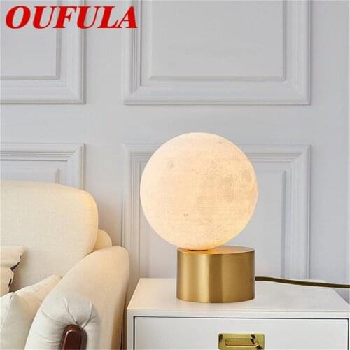 WPD Modern Table Lamps All Copper Lamp body Desk Lights Fashionable Decorative for Foyer Living Room Office Bedroom
