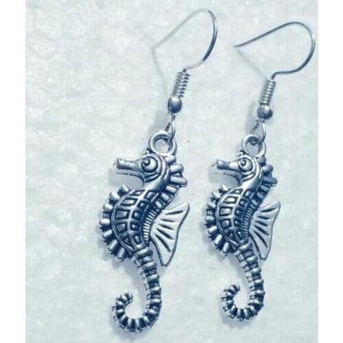 NEW Seahorse Charm Dangle Earring Mermaid sea horse Earrings Fashion Accessories Woman Holiday Gift Beach Jewelry