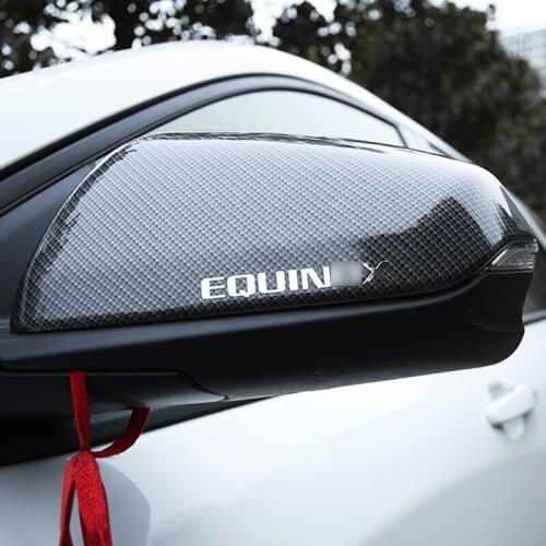 Foal Burning 2Pcs/Set Car ABS Chrome Rearview Mirror Protection Cover Rear View Mirror Sticker For Chevrolet Equinox 2017 2018
