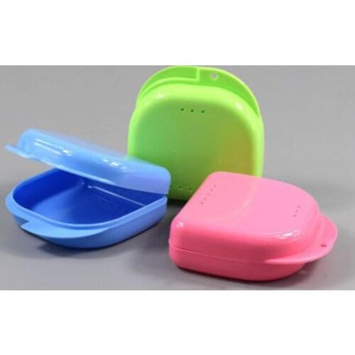 Dental Retainer Prosthesis Partial Storage Box Prosthesis Orthodontic Case Small Teeth Box PP Box