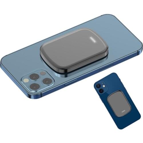 10000mAh Magnetic Wireless Power Bank For Iphone12 Powerbank Charger For Apple Iphone12 12pro Max Mini External Fast Charging