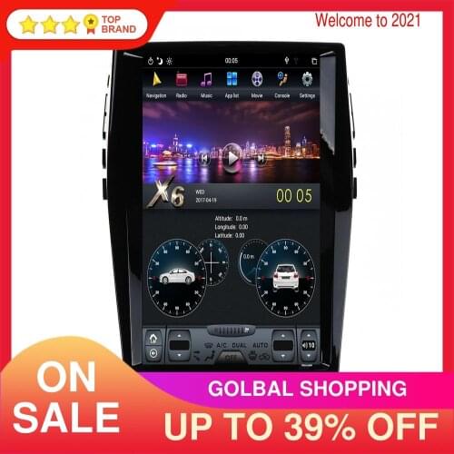 13.6 Tesla Style Android 9.0 Car GPS Navigation For Ford EDGE 2015-2019 Carplay Head Unit Multimedia Player Radio Stereo Car GPS