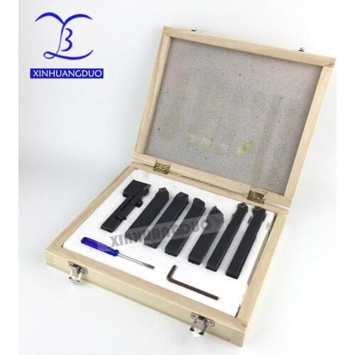 16mm 7pcs/set indexable carbide turnnig lathe cutter tool set none Titanium wholesale
