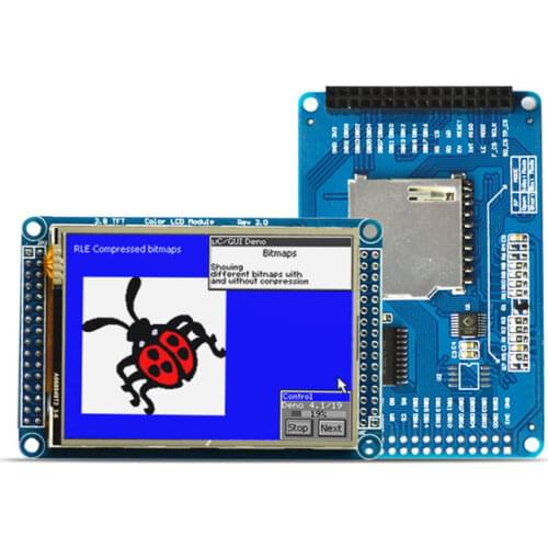 2.8 inch 262K 32P TFT LCD Resistive Touch Screen Module ILI9325 Drive IC 8Bit Parallel Interface 240*320