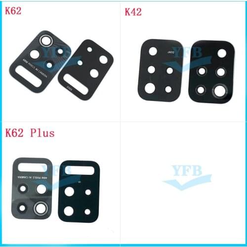 2PCS For LG LG K10 2017 Back Rear Camera Glass Lens With Adhesive Replacement Parts