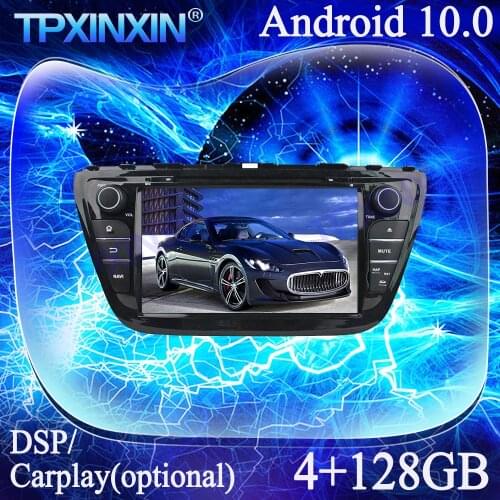 Android 10.0 PX6 DSP 4+128G For Suzuki S-Cross SX4 2014-2017 Carplay MultimediaTape Recorder GPS Navigation Auto Radio Head Unit