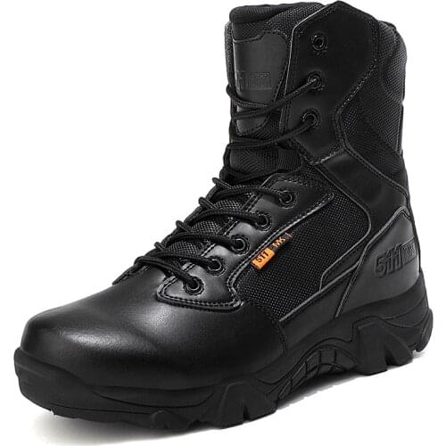 Autumn Winter Military Boots Outdoor Male Hiking Boots Men Special Force Desert Tactical Combat Ankle Boots Men Work Boots