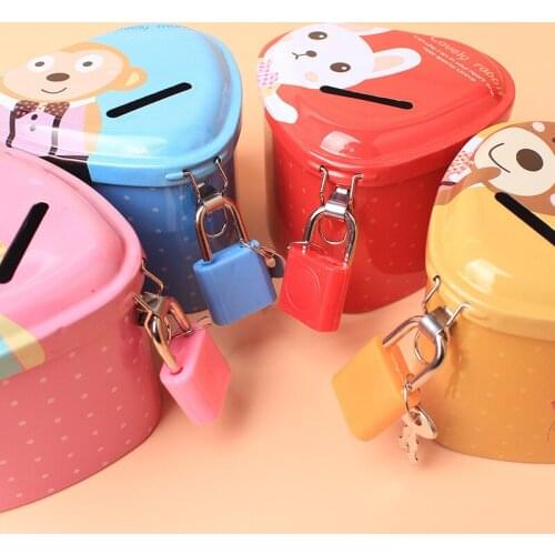 Children Piggy Bank Plastic Transparent Money Saving Boxes Case Coins Saving Cute Cartoon Pig Shaped Piggy Banks Home Decoration