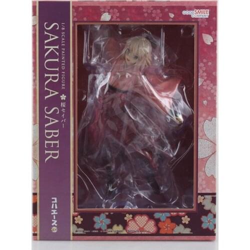 New Game Anime Fate Stay Night Fate Zero Arthur Excalibur Sakura Saber Altria Pendragon Sword Dance 22CM Action Figure