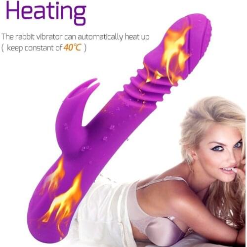 Dildo With Heating Thrusting & Vibration Waterproof Clitoral G Spotter Stimulator Adult Products Sex Toys For Women And Couples