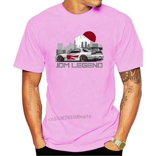 Hot Drift RX7 JDM Legend T-Shirt Breathability Round Neck Cotton Summer T Shirt Casual Short Sleeve Tee Shirt Clothes