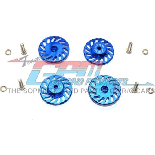 GPM ALUMINIUM WHEEL HEX ADAPTER +2MM WITH BRAKE DISK For TRAXXAS Latrax Teton RC Upgrade