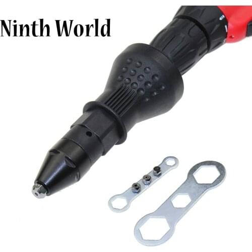 Electric Rivet Nut Gun Riveting Tool Cordless Riveting Drill Adaptor Insert Nut Tool Rivets Drill Adapter Power Tool Sets