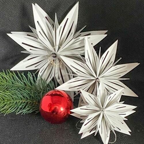 MEET HUANG Metal Cutting Dies 3D Flower Star Diy Scrapbooking Photo Album Decorative Embossing PaperCard Crafts Die 2020