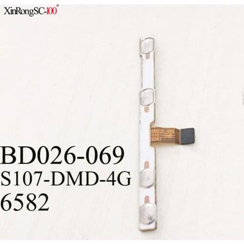 Switch on off Power Volume button Flex cable For BD026-069 S107-DMD-4G 6582 tablet conductive flex with sticker